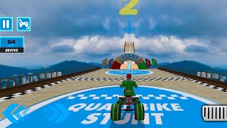 Atv Quad Bike Stunt Racing - Impossible Tracks 3D Gameplay Android | Game Poli screenshot 4