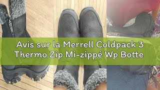 Avis sur la Merrell Coldpack 3 Thermo Zip Mi-zippé Wp Botte de randonnéeFemme