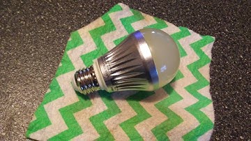 LED lightbulbs can sometimes release electric fire smell