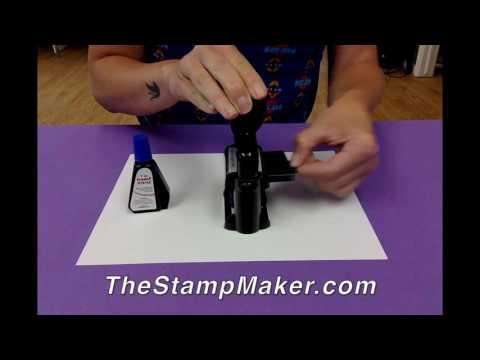 How To Re-Ink a Trodat Date Stamp