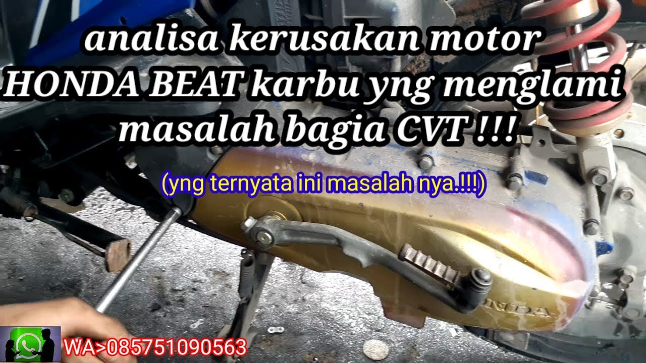 SERVES bagian CVT HONDA BEAT karbu!!! - YouTube
