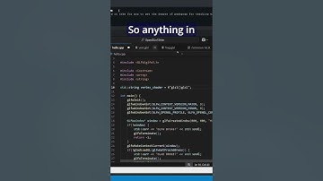 Putting Shaders in our Code #opengl #gamedev #vtuber