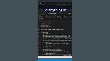 Putting Shaders in our Code #opengl #gamedev #vtuber