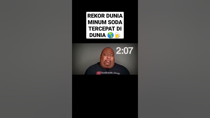 REKOR DUNIA MINUM SODA TERCEPAT DIDUNIA 🌎🍺