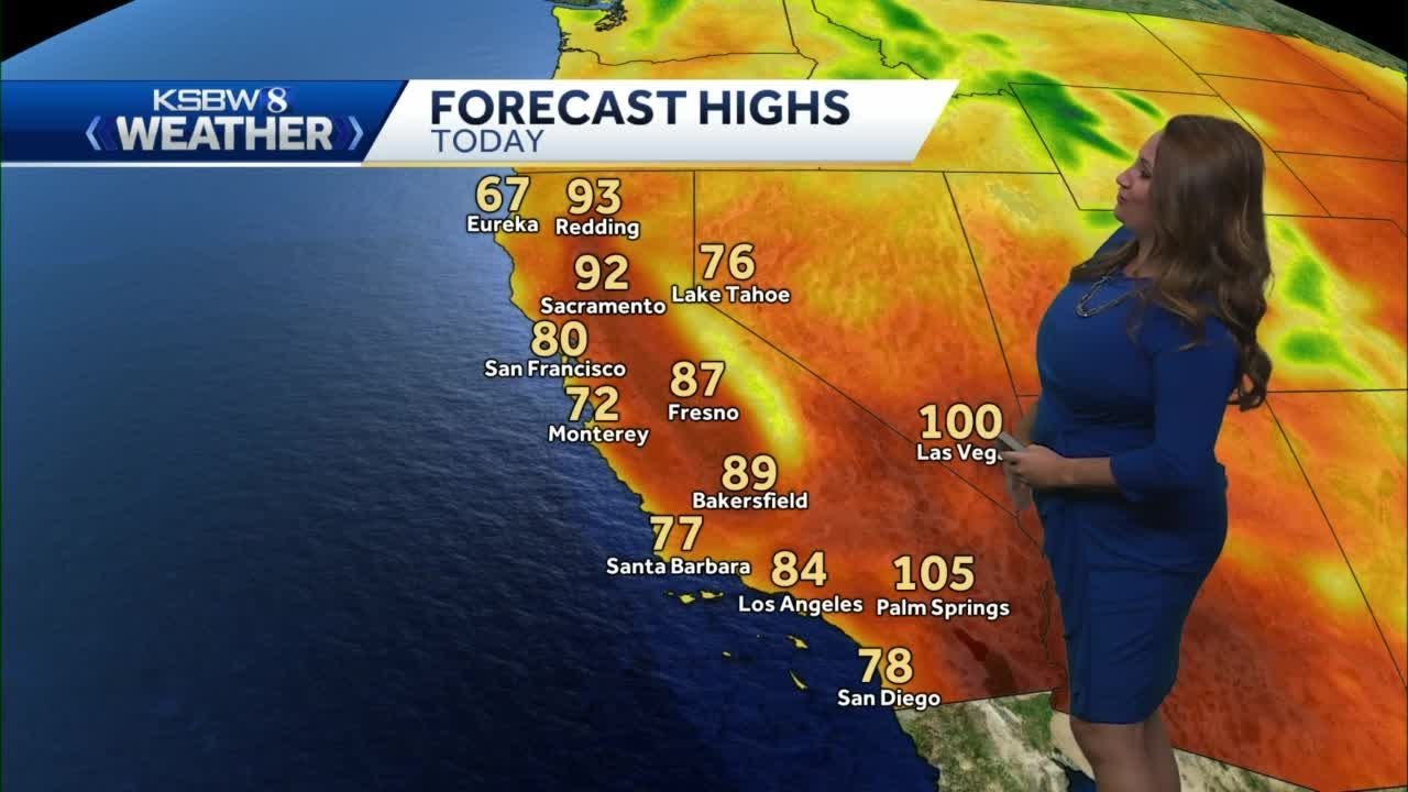 Mostly sunny Sunday with near and above average temps - YouTube