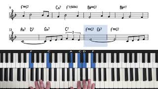 "Nearness of You" - Beginner's Jazz Piano Lesson