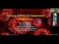 Coronavirus Awareness Programme II (Tamil)