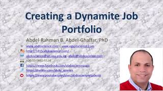 Soft Skills - Creating a Dynamite Job Portfolio - Part 1 screenshot 4