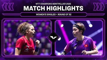 Hana Goda vs Doo Hoi Kem | WS R32 | #WTTMontpellier 2025