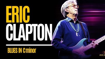 Eric Clapton Style Blues Backing Track in C minor