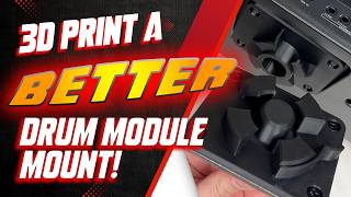 Print a Quick Disconnect Drum Module Mount! - Roland, Yamaha, Alesis, Pearl, Zildjian