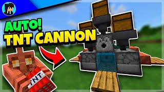 How to Build an AUTO COPPER GOLEM TNT CANNON in Minecraft Copper Age Update!