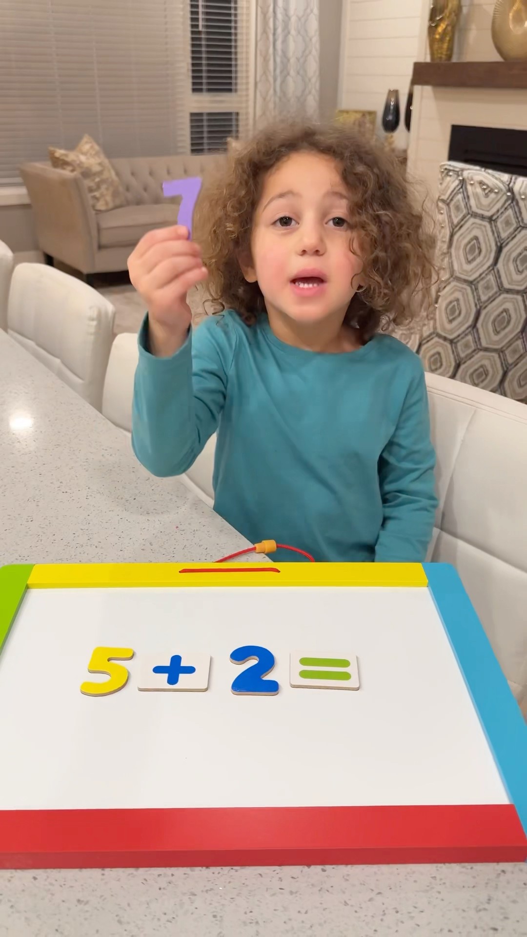 The good sister- Sierra teaches Rhia math lesson