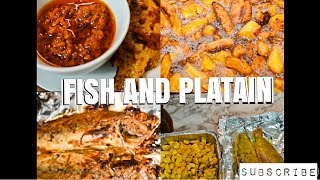 AFRICAN SNACK| Fry PLANTAIN| quick lunch ideas