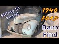 1940 Ford Coupe Hot Rod Barn Find - Sitting Since 1970