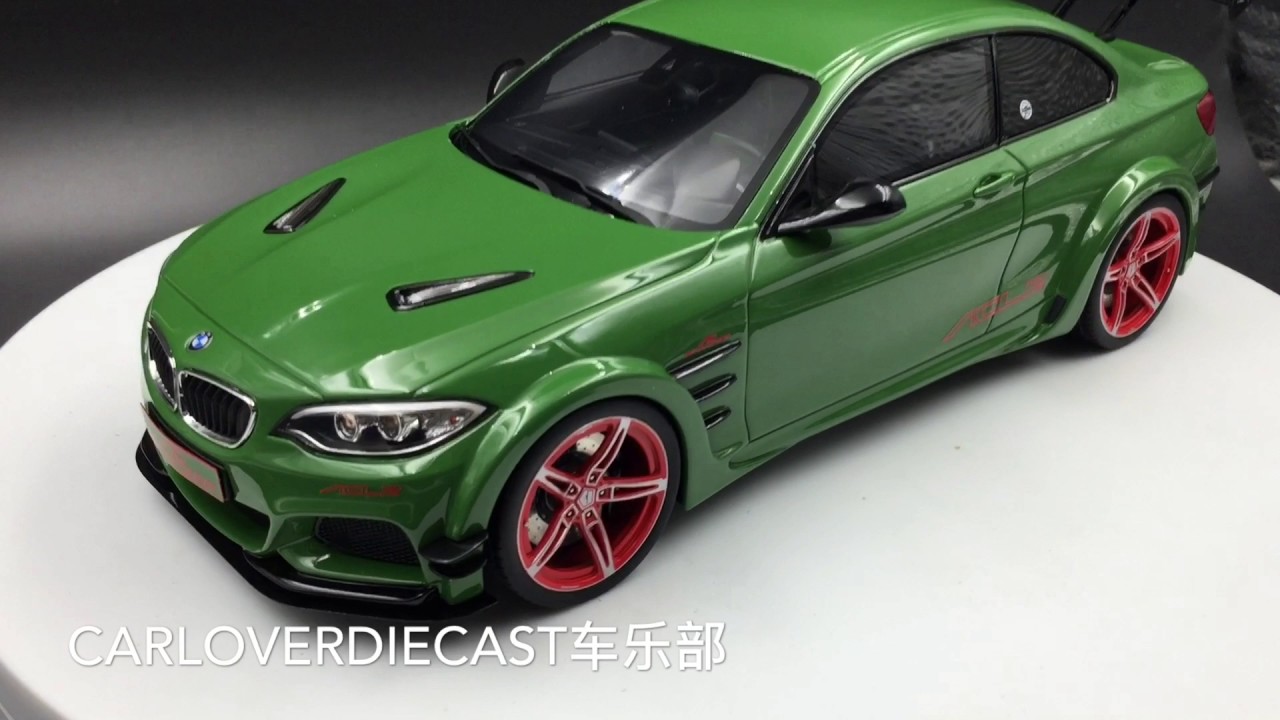 GT Spirit 1/18 BMW AC Schnitzer ACL2 M235i - Modèle Résine Vert, Collection Voiture Miniature - Neuf