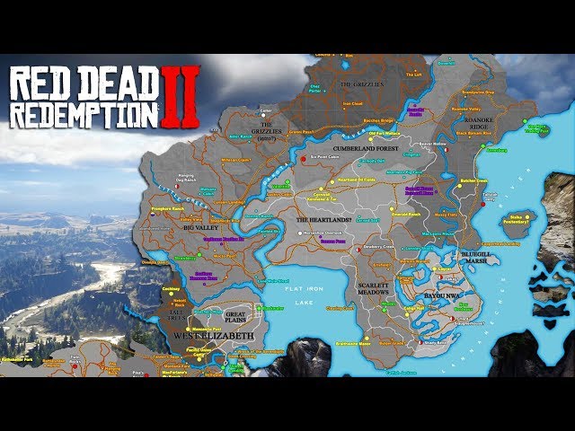 Red Dead Redemption 2 - trailer, suposto mapa, localização