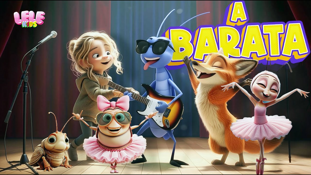 A Baratinha | A Barata Diz Que Tem🪳Música Infantil com Lelê Kids 🪲