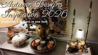 FALL DECORATE WITH ME 🍂 | 3 Elegant Designer Looks | Fall Decor Inspiration 2026