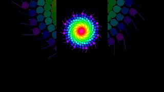 Python Turtle ๐ข graphics design 41 colourfull design ๐ฎ#colour #python #shortsfeed
