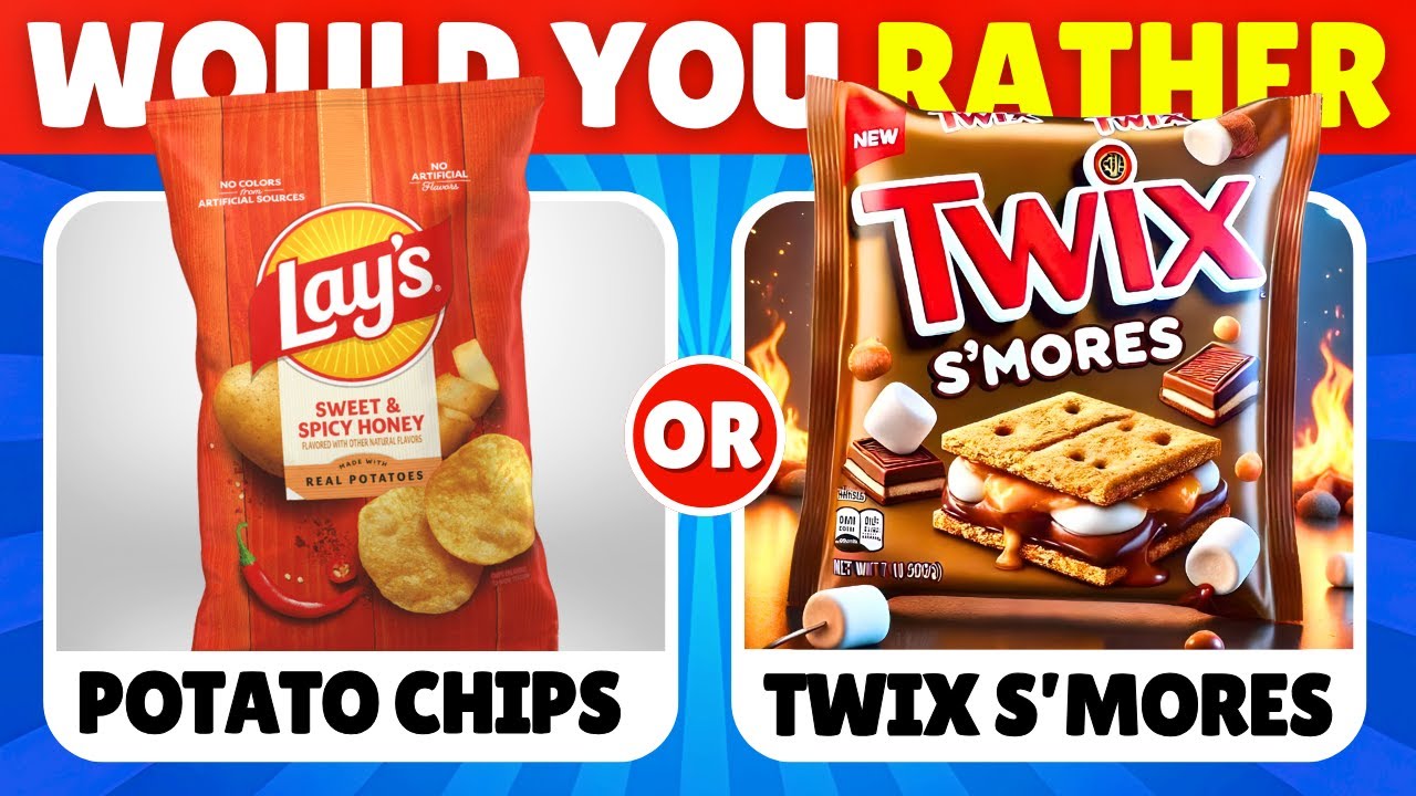 Would You Rather?  THE HARDEST Road Trip Snack Decisions! 🚗🍿