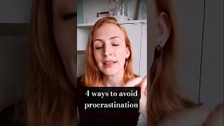 4 ways to avoid procrastination. #ADHDWomen #ExecutiveDysfunction #Productivity #Neuro #Overwhelm