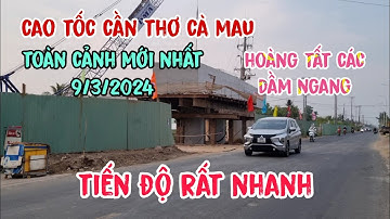 cầu Vượt ngang QL61, xã Tân Bình,Phụng Hiệp,chờ tháo đà giáo nhịp giữa, là gác dầm