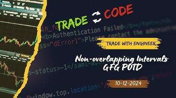 Non-overlapping Intervals | Java |GFG POTD #java#coding#trading#intraday#gfg#tradewithengineer