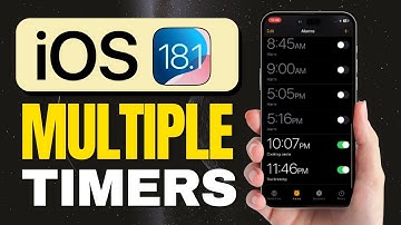 Managing Multiple Timers in iOS 18.1