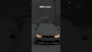 #fast BMW and snow a ice