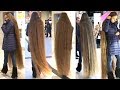 Rapunzel Exists! Floor Length Hair In Shopping Mall!