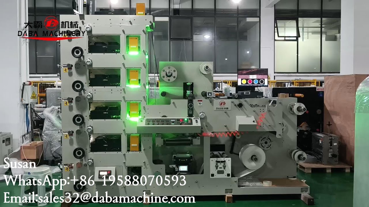 DABA Hot Sale Tower Type Flexo Printing Machine With Slitting Ready ...