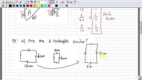 Apprenticeship and Workplace Math 10 6.2 - Determining Similar Polygons