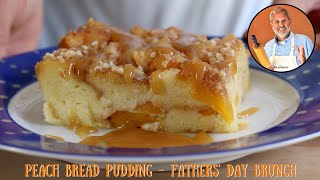 Peach Bread Pudding