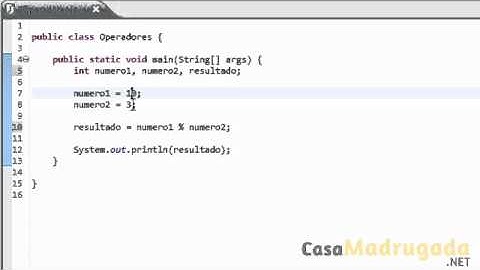 Tutorial Java - 5 - Operadores Matematicos