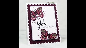 Unity Quick Tip: Copic Coloring + Glitter Glue Accents