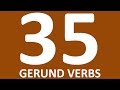 35 GERUND VERBS in English Grammar. GERUND AND INFINITIVE. English grammar lessons for intermediate