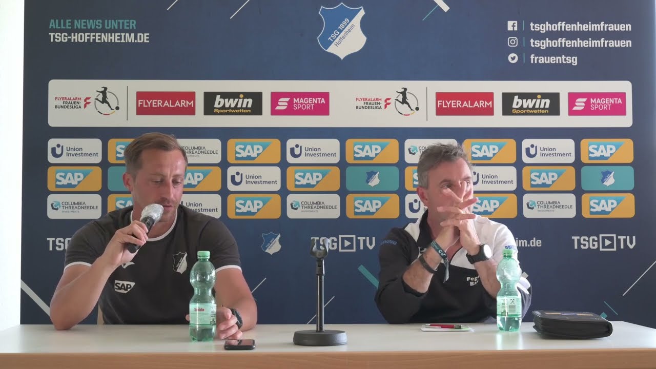 Pressekonferenz TSG Hoffenheim - SC Sand 15.05.2022