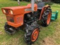 KUBOTA L1500DT 4WD Compact Tractor with New 4ft Flail Mower