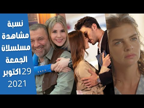 نسبة مشاهدة مسلسلات يوم الجمعة 29 أكتوبر 2021 نسبة مشاهدة مسلسلات يوم الجمعة 29 أكتوبر 2021
