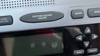 NOAA weather radio wxk20 in Paris,TX July, 2025 broadcast cycle 