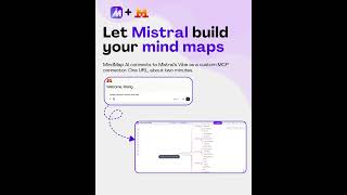 Connect MindMap AI with Mistral AI using MCP 🧠⚡ #MindMapAI #mistralai  #mcp  #mindmapping