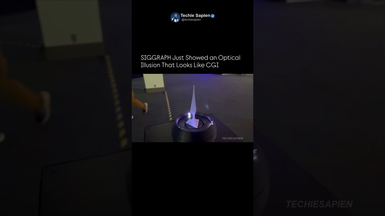 SIGGRAPH's Optical Illusion Looks Like CGI — But It's 100% Real Physics 🤯✨