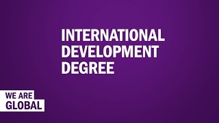 International Development Degree Recruitment Video