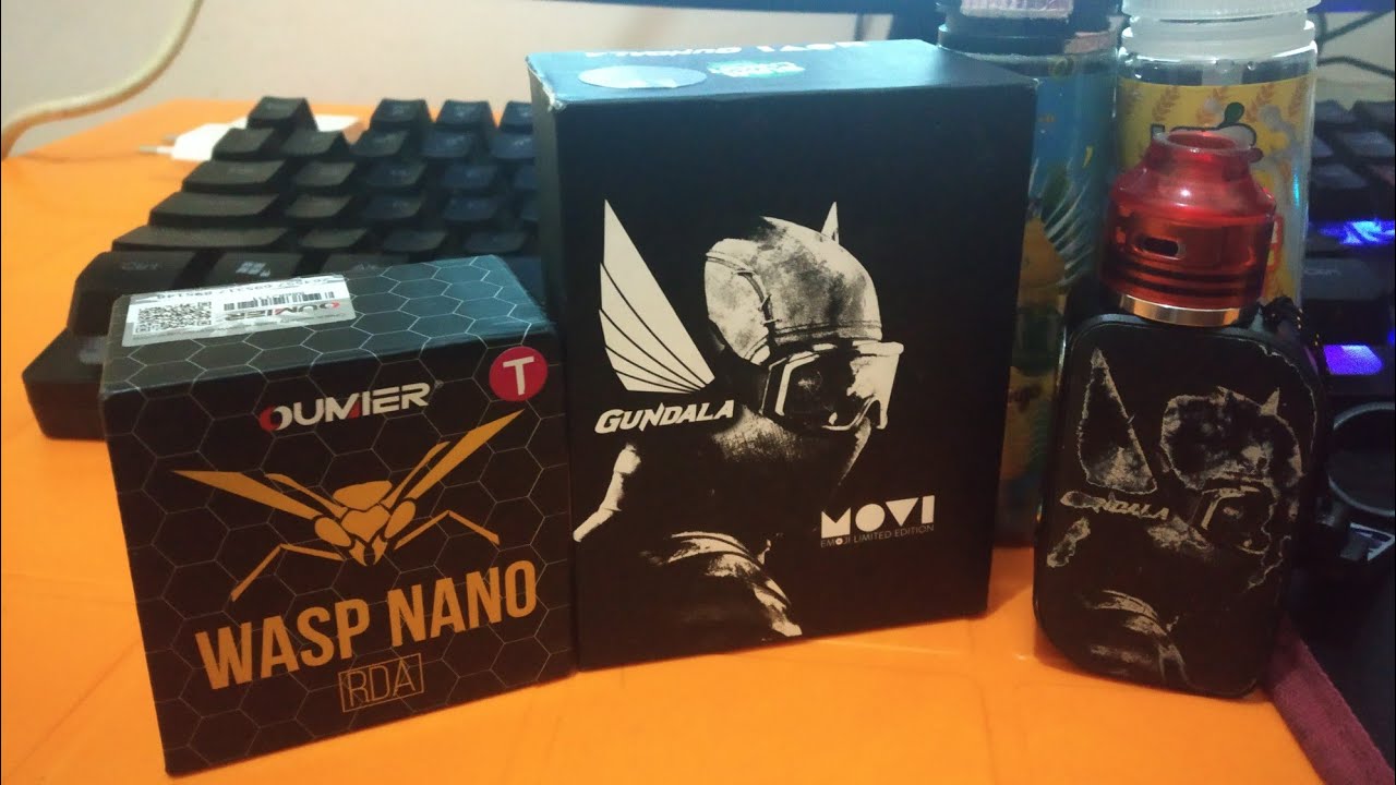 MOVI EMOJI LIMITED EDITION GUNDALA - RDA WASP NANO - YouTube