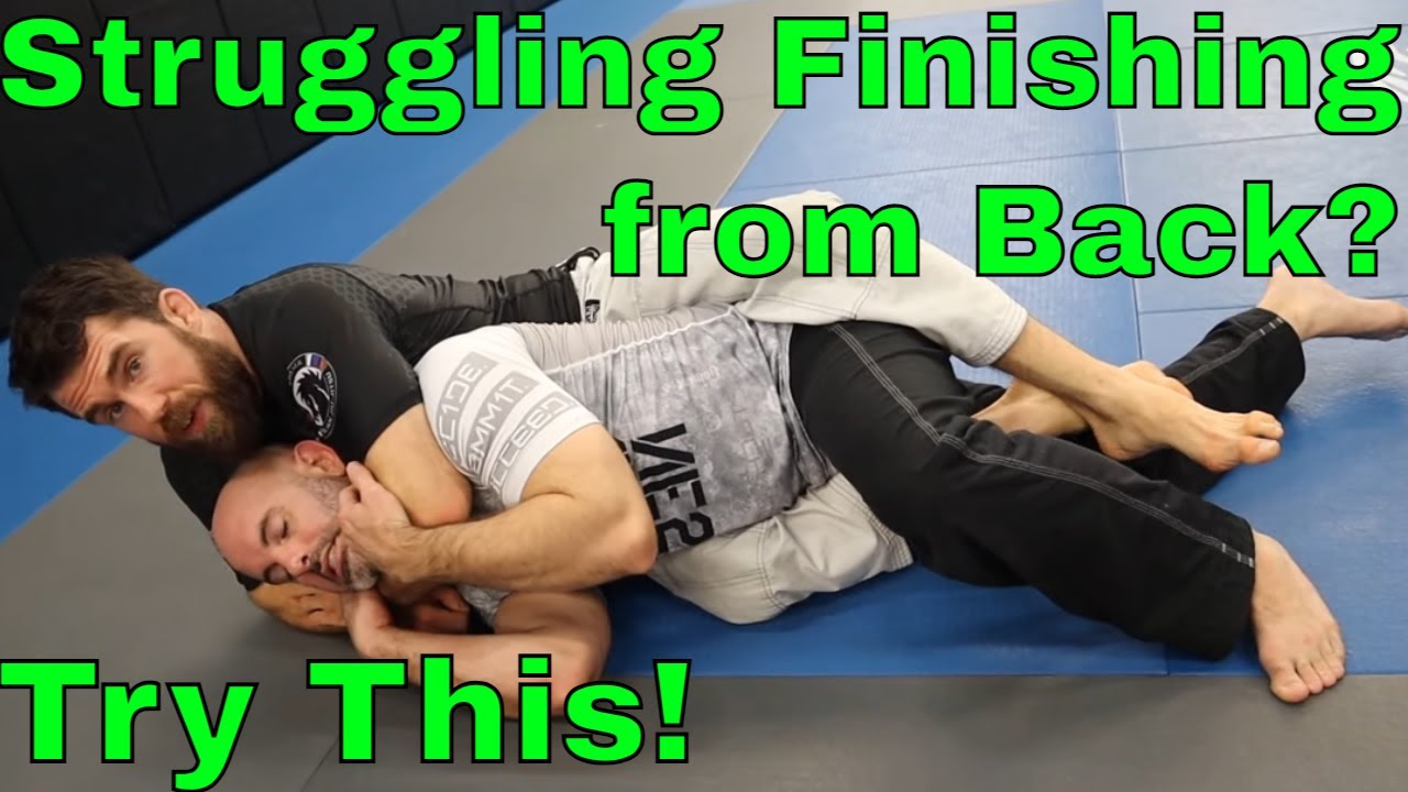 How To Finish More Chokes in BJJ with this Unconventional Back Mount ...