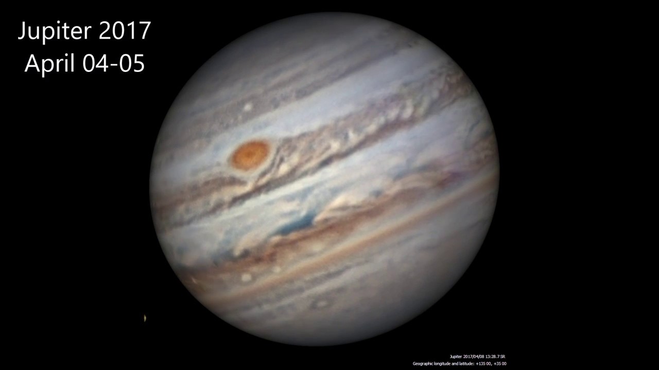 Jupiter 2017 04 04 km - YouTube