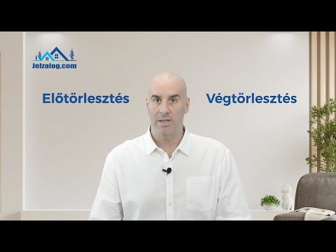 Videó: Mit jelent a jelzáloghitel előtörlesztése?