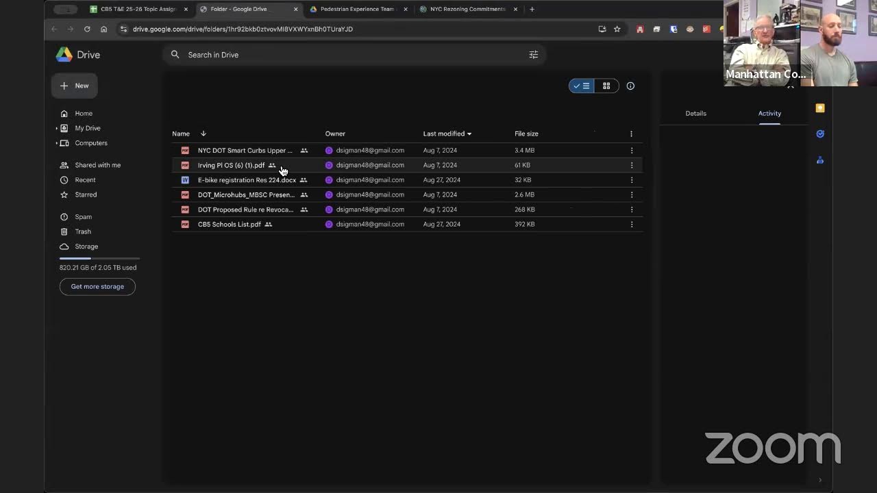 Transportation Committee Meeting - Monday Sept 15, 2025