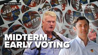 Georgia sets early voting record as Trump urges GOP turnout